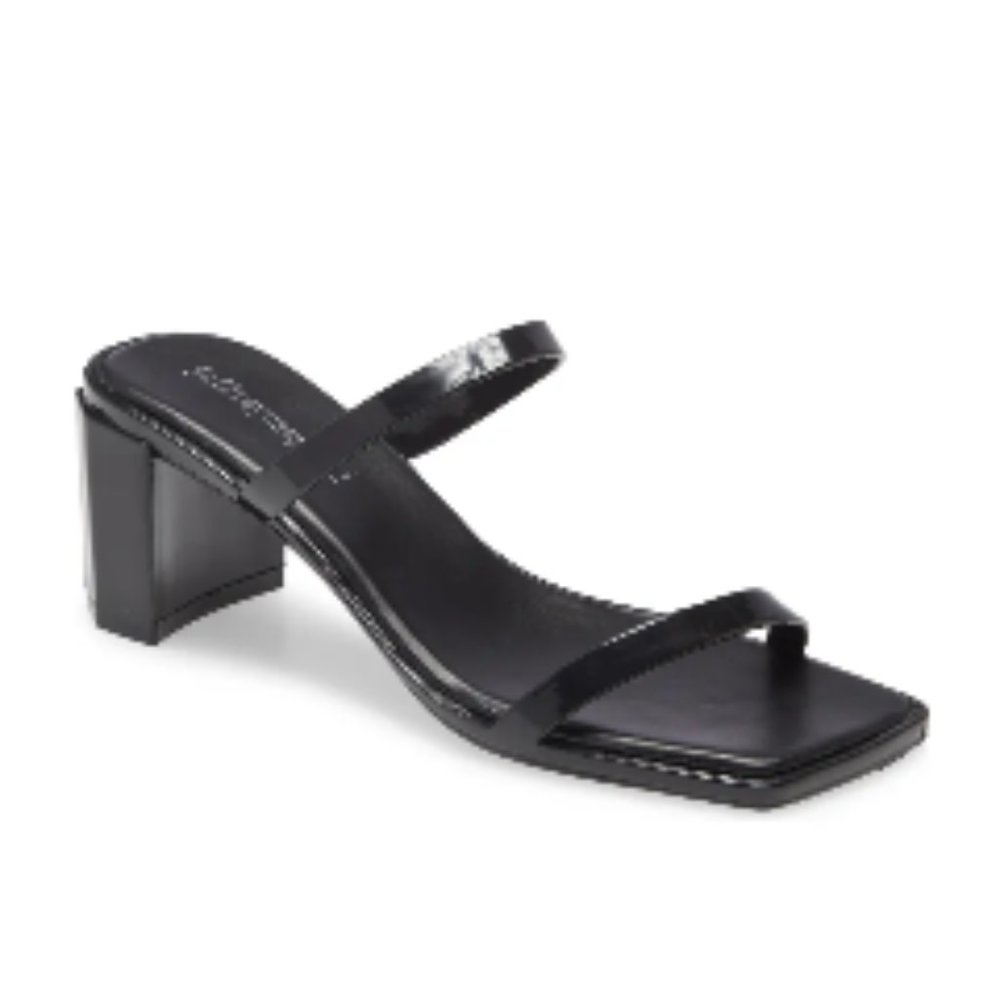 Jeffrey Campbell Jamm-3 Jelly Block Heel Slide Sandal